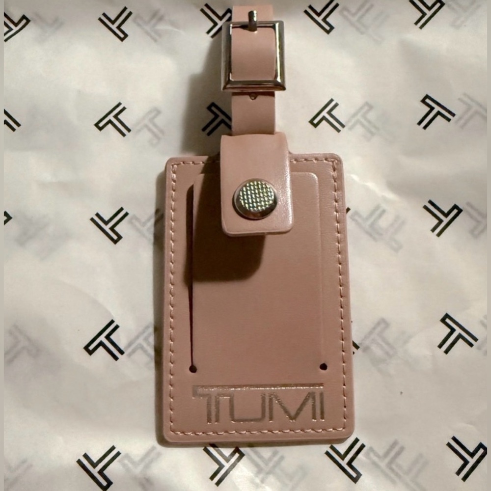 Tumi Leather Luggage Name Tag